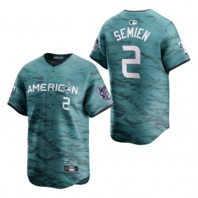 Men's American League Marcus Semien Teal 2023 MLB All-Star Game Limited Player Jersey