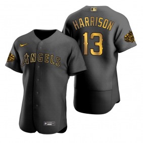 Los Angeles Angels Monte Harrison Authentic Black 2022 MLB All-Star Game Jersey