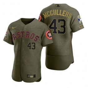 Houston Astros Lance McCullers Green 2021 Salute to Service Digital Camo Jersey