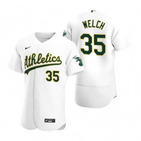 Oakland Athletics Bob Welch Nike White Retired Player Authentic Jersey