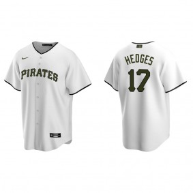 Austin Hedges Men's Pittsburgh Pirates Josh Bell Nike White Alternate Replica Jersey