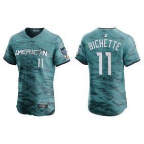Bo Bichette American League Teal 2023 MLB All-Star Game Vapor Premier Elite Jersey