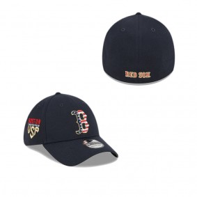 Boston Red Sox Independence Day 2023 39THIRTY Stretch Fit Hat