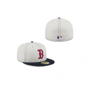 Men's Boston Red Sox Sandy Linen 59FIFTY Fitted Hat