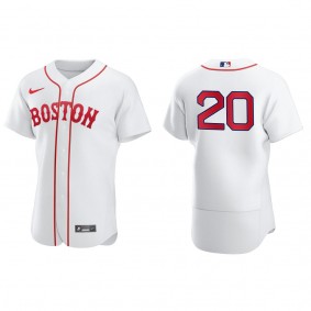 Men's Boston Red Sox Yu Chang Red Sox Patriots' Day Authentic Jersey
