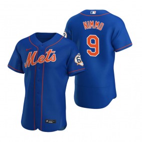 Men's New York Mets Brandon Nimmo Royal 60th Anniversary Alternate Authentic Jersey