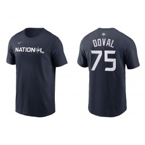 Camilo Doval National League Navy 2023 MLB All-Star Game Name & Number T-Shirt