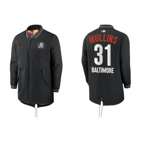Cedric Mullins Baltimore Orioles Nike Black 2023 City Connect Authentic Collection Dugout Long Sleeve Full-Zip Jacket
