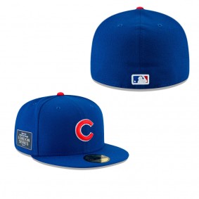 Men's Chicago Cubs Royal On-Field 2023 World Tour London Series 59FIFTY Fitted Hat