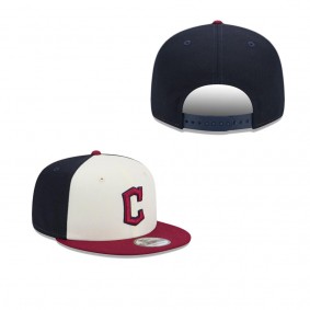 Men's Cleveland Guardians White Red 2024 City Connect 9FIFTY Snapback Hat