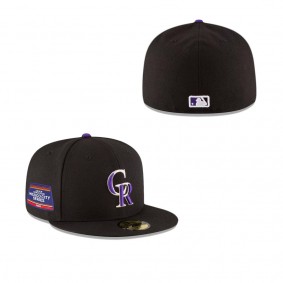 Men's Colorado Rockies Black 2024 MLB World Tour Mexico City Series 59FIFTY Fitted Hat