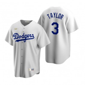 Los Angeles Dodgers Chris Taylor Nike White Cooperstown Collection Home Jersey