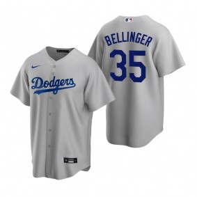 Men's Los Angeles Dodgers Cody Bellinger Nike Gray Replica Alternate Jersey