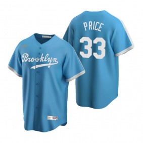 Los Angeles Dodgers David Price Nike Light Blue Cooperstown Collection Alternate Jersey