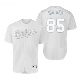 Los Angeles Dodgers Dustin May Big Red White 2019 Players' Weekend Authentic Jersey