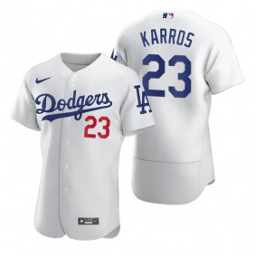 Los Angeles Dodgers Eric Karros Nike White Retired Player Authentic Jersey