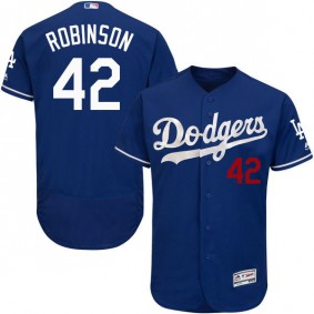 Male Los Angeles Dodgers Jackie Robinson #42 Royal Collection Flexbase Player Jersey