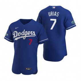 Los Angeles Dodgers Julio Urias 2020 Alternate Patch Royal Authentic Jersey