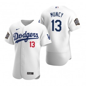 Los Angeles Dodgers Max Muncy Nike White 2020 World Series Authentic Jersey