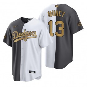 Los Angeles Dodgers Max Muncy White Charcoal 2022 MLB All-Star Game Split Jersey