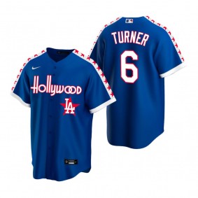 Los Angeles Dodgers Trea Turner Special Edition Royal City Connect jersey
