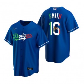 Los Angeles Dodgers Will Smith Royal Mexican Heritage Night Replica Jersey