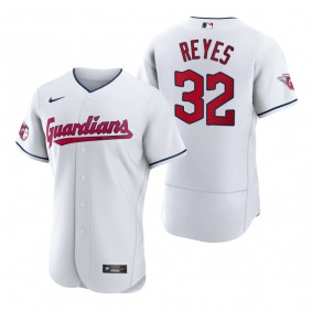 Men's Cleveland Guardians Franmil Reyes White Authentic Jersey