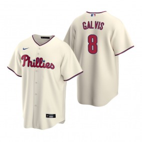 Philadelphia Phillies Freddy Galvis Nike Cream Replica Alternate Jersey
