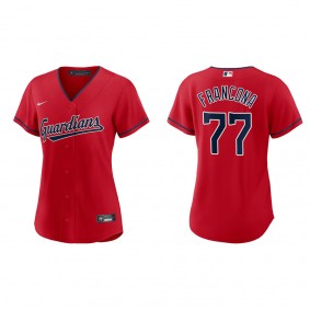 Women's Cleveland Guardians Terry Francona Red Replica Jersey