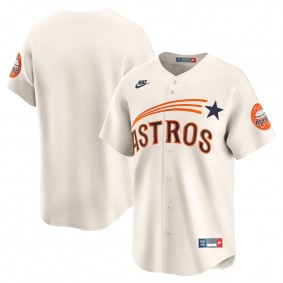 Men's Houston Astros Cream Cooperstown Collection Limited Jersey