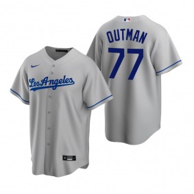 Los Angeles Dodgers James Outman Nike Gray Replica Road Jersey