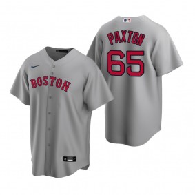 Boston Red Sox James Paxton Nike Gray Replica Road Jersey