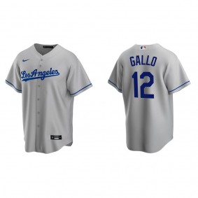 Dodgers Joey Gallo Gray Replica Road Jersey