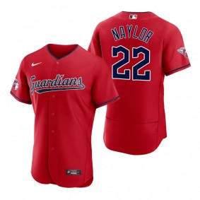 Men's Cleveland Guardians Josh Naylor Red Authentic Jersey