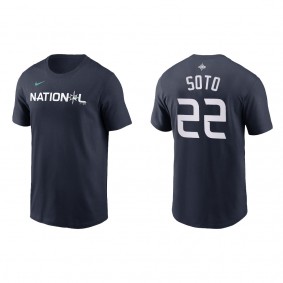 Juan Soto National League Navy 2023 MLB All-Star Game Name & Number T-Shirt