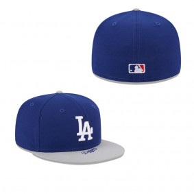 Los Angeles Dodgers On Deck 59FIFTY Fitted Hat Royal White
