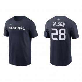 Matt Olson National League Navy 2023 MLB All-Star Game Name & Number T-Shirt