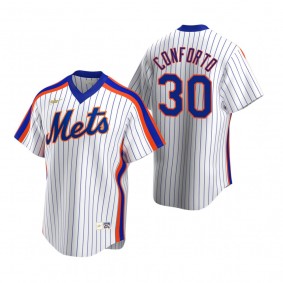 Men's New York Mets Michael Conforto Nike White Cooperstown Collection Home Jersey