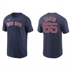Men's Chris Martin Boston Red Sox Navy Name & Number T-Shirt
