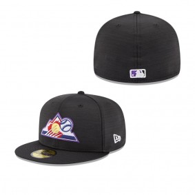 Men's Colorado Rockies Black 2023 Clubhouse 59FIFTY Fitted Hat