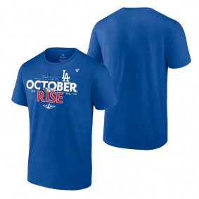 Men's Los Angeles Dodgers Royal 2022 Postseason Locker Room T-Shirt