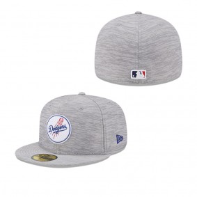 Men's Los Angeles Dodgers Gray 2023 Clubhouse 59FIFTY Fitted Hat