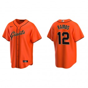 Men's Heliot Ramos San Francisco Giants Orange Replica Alternate Jersey