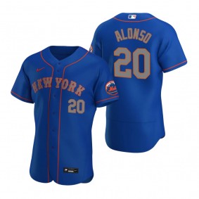 Men's New York Mets Pete Alonso Nike Royal Authentic 2020 Alternate Jersey