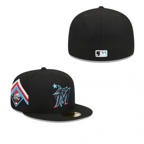 Men's Miami Marlins Black 2023 MLB All-Star Game Workout 59FIFTY Fitted Hat
