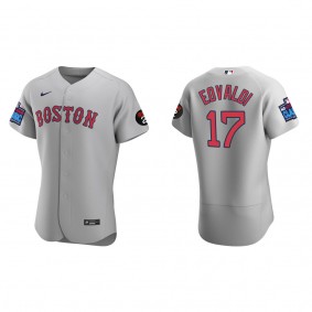 Nathan Eovaldi Boston Red Sox Gray 2022 Little League Classic Authentic Jersey