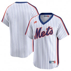 Men's New York Mets White Cooperstown Collection Limited Jersey