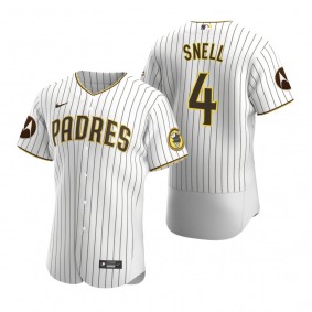 San Diego Padres Blake Snell White 2023 Motorola Patch Authentic Jersey