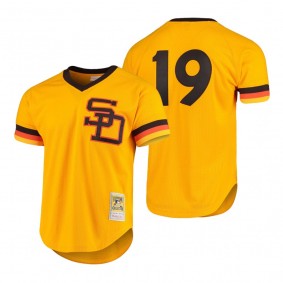 Tony Gwynn San Diego Padres Orange Cooperstown Collection Mesh Batting Practice Jersey