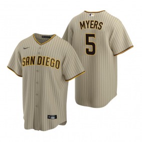 Men's San Diego Padres Wil Myers Nike Sand Brown Replica Alternate Jersey